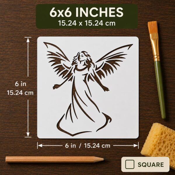 Angel Stencil 2