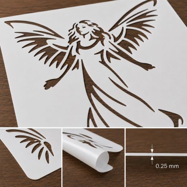 Angel Stencil 8