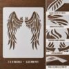 Angel Wings Stencil 8