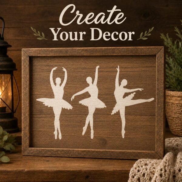 Ballerina Stencil 7