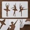 Ballerina Stencil 8