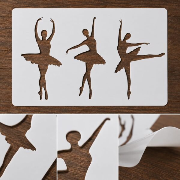 Ballerina Stencil 8