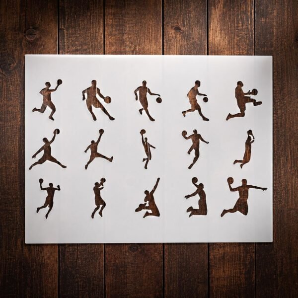 Basketball Stencil
