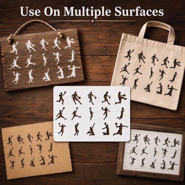 Basketball Stencil 5