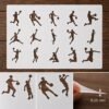 Basketball Stencil 8