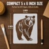 Bear Stencil 2