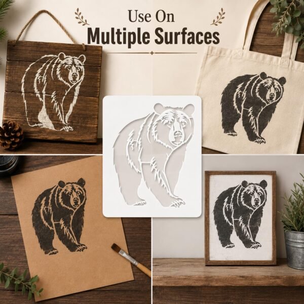 Bear Stencil 4