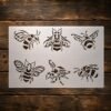 Bees Stencil