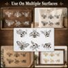 Bees Stencil 5
