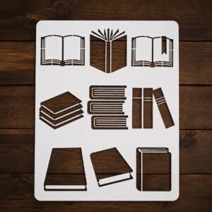 Books Stencil