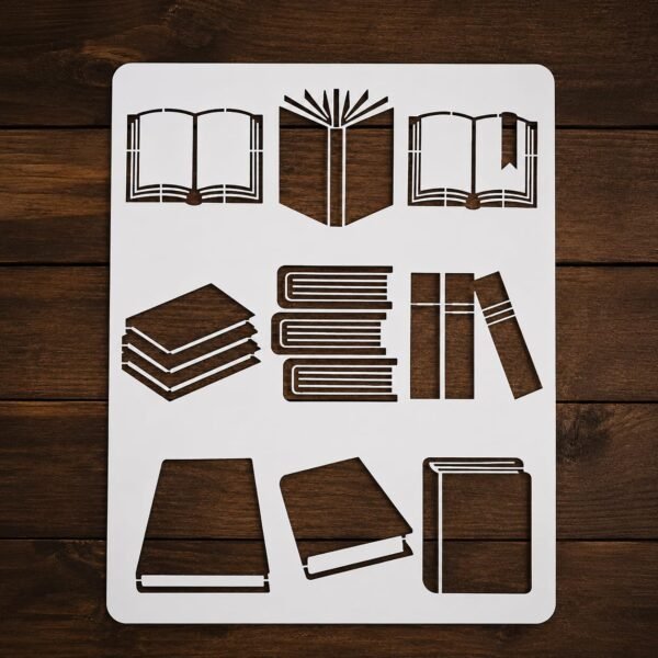 Books Stencil
