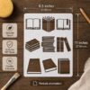 Books Stencil 2