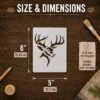 Buck Deer Stencil 2