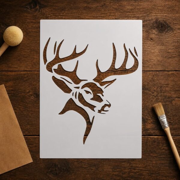 Buck Deer Stencil 3