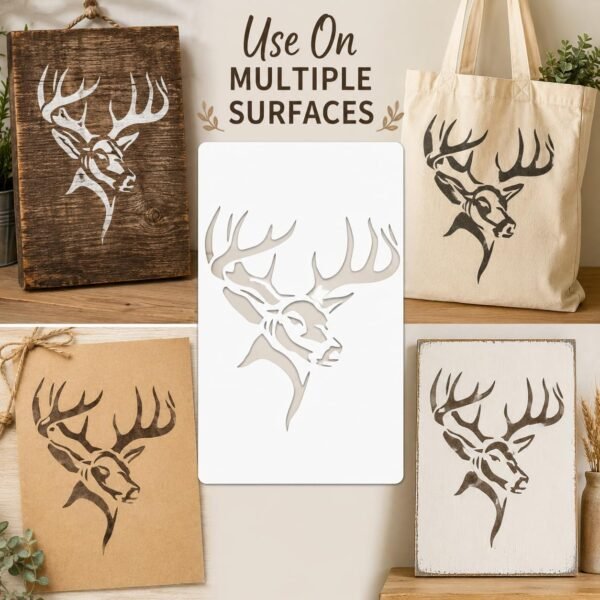 Buck Deer Stencil 5
