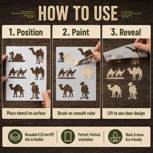 Camel Stencil 4