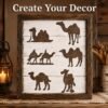 Camel Stencil 7