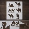 Camel Stencil 8