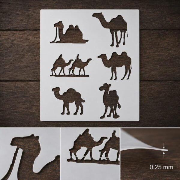 Camel Stencil 8