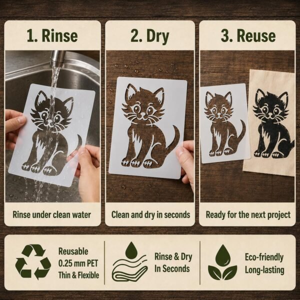 Cat Stencil 6
