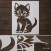 Cat Stencil 8
