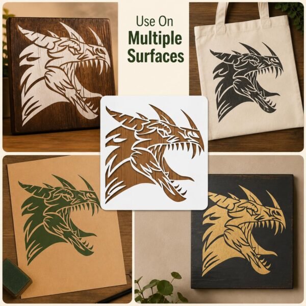 Celtic Dragon 1pc Stencil 5
