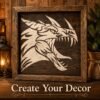 Celtic Dragon 1pc Stencil 7