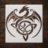 Celtic Dragon Stencil