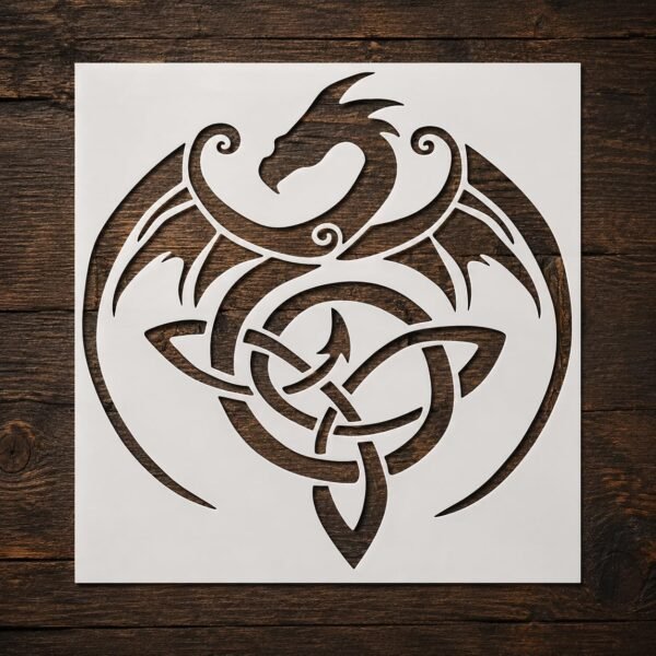 Celtic Dragon Stencil