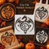 Celtic Dragon Stencil 5