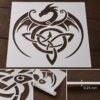 Celtic Dragon Stencil 8