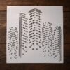 City Skyline Stencil
