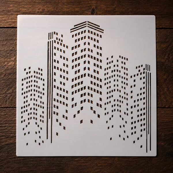 City Skyline Stencil