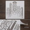 City Skyline Stencil 8