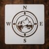 Compass Stencil