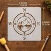 Compass Stencil 2