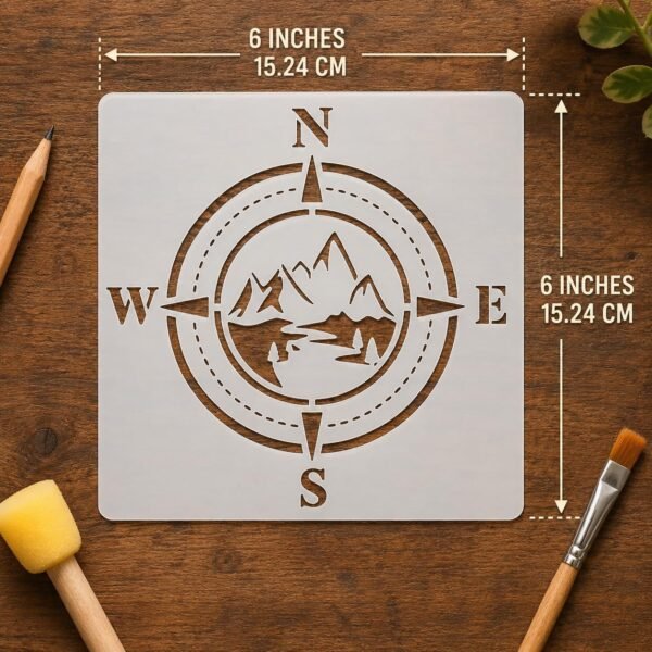 Compass Stencil 2