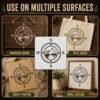 Compass Stencil 5