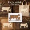 Cow Stencil 5
