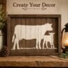 Cow Stencil 7