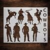 Cowboys Stencil