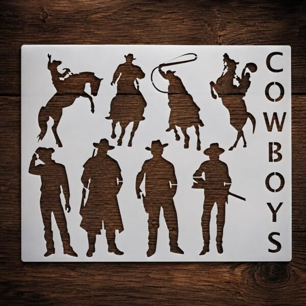 Cowboys Stencil