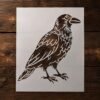 Crow Stencil