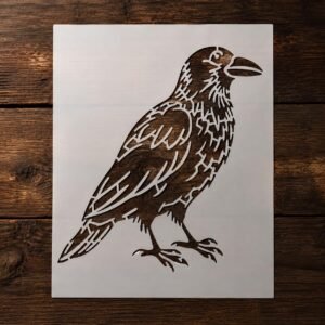 Crow Stencil