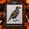 Crow Stencil 2