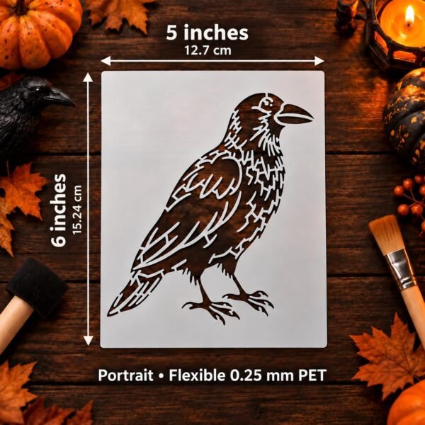 Crow Stencil 2
