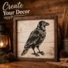 Crow Stencil 7