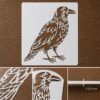 Crow Stencil 8