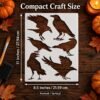 Crows 6pc Stencil 2