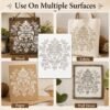 Damask Stencil 5